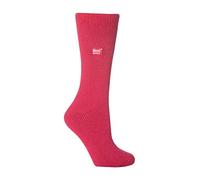 HEAT HOLDERS Calzini termici originali per uomo e donna, 2,3 tog, 3 misure, calze isolate spesse e calde per l'inverno, ideali per Raynauds, Rosa - Lampone, M