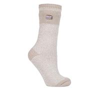 HEAT HOLDERS - Donna Calde Termiche Fantasia Calze Pile per Invernali (37-42 EU, Cabin Fever Beige)
