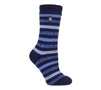 HEAT HOLDERS - Donna Calde Termiche Fantasia Calze Pile per Invernali (37-42 EU, Rosebud Navy)