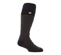 HEAT HOLDERS - Uomo Calde Lunghe Invernali Termiche Pile Calze da Sci (39/45, Grey/Black)