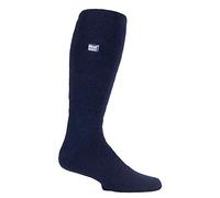 HEAT HOLDERS - Uomo Invernali Sottili Calze Lunghe Termiche per Stivali Imbottite (39-45 EU, Blu Navy)