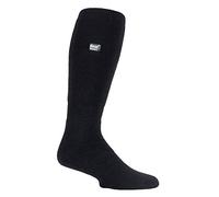 HEAT HOLDERS - Uomo Invernali Sottili Calze Lunghe Termiche per Stivali Imbottite (39-45 EU, Nero)