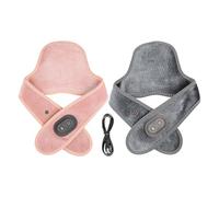 Heat Pad For Neck - Electric Warm Compress Wrap, Adjustable Thermal Massage Pad, Cervical Shoulder Relaxation System Stress Ease Circulation Comfort Device | For Discomfort Muscle Relaxation Back
