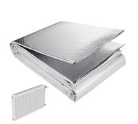 Heat Reflective Foil Insulation - 16 Ft X 24 Inch Radiator Insulation Foil, Heat Reflective Foil, Double Side Reflective Insulation Sheet, Aluminum Foil Thermal Barrier for Window, Roof, Door
