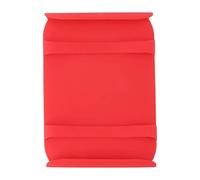 Heat Resilient Silicone Mat | Secure Grip Hot Pot Holder & Hand Guard | Kitchen Tool for Microwave Dishes/Cutting/Coaster | Food Grade, Dishwasher Friendly (Red)