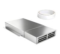 Heat Resistant Vent Extender, Adjustable Air Deflector, Stainless Steel
