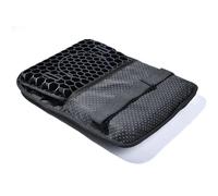 Heat Shield Cuscino per sedile a nido d'ape 3D per moto, struttura in gel, traspirante, antiurto, comfort, sollievo dalla pressione