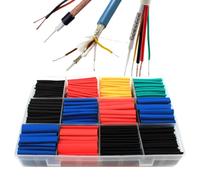 Heat Shrink Tubing, Assorted Cable Wire Tube Wrap, 850 pezzi Electrical Insulation, 7,87 x 5,31 x 1,57 pollici Compact Cable Protection for Adults, Professionals and Enthusiasts