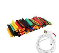 Heat Shrink Tubing Kit 328pcs Electrical Wire Sleeving Wrap, 8 misure assortite, Multi Color 1 mm-14 mm, Wiring Repair for Car, Home, Electronics