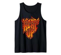 Heat Up Flames Inspirational Pompiere Uomo Donna Canotta