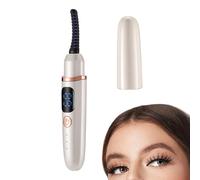 Heated Eyelash Curler,3 Temperature Settings | Compact Lash Curler - For Women Beginners Travelers Performers Brides Home Travel Gym Wedding Special Event