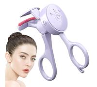Heated Eyelash Curler, Small Lash Curling Tool, 4.1x1.4in Long Lasting Curler with 3 Temperature Settings, Lashes Curl Device for Women Lash Styling and Makeup Use