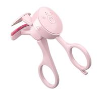 Heated Eyelash Curler, Small Lash Curling Tool, Long Lasting Heated Tool, 3 Temperature Settings, Portable Makeup Accessory for Women, Travel, Daily Use, (ABS + Silicone)
