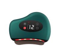 Heated Foot Scraper - 12 Level Adjustable Massager | Cordless Vibration Muscle Relaxation Tool | Deep Tissue Heating Device for Soles, Legs, Back, Neck, Shoulder, Sports Recovery, Workplace, and Home