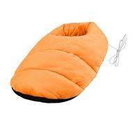 Heated Foot Warmer, Electric Foot Warmer Slippers, Soft Heated Foot Warmer for Men, Portable Washable Foots Heat Wrap 14.96x14.96 Inches for Men and Women (Hot Pink, Coffee, Orange)
