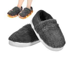 Heated Foot Warmer, Electric Plush Slippers, Portable Warm Boots, Adjustable Temperature with Soft Plush Material, Ideal for Men, Women, and Elderly, Perfect for Home, Office, School, Camping, Cabin,