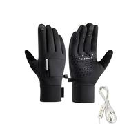 Heated Gloves For Men - 3 Temps Heated Hand Warmers, Fast Heating Cold Weather Mitts | Warm Mittens For Hiking Cycling Camping Work Motorcycling Outdoor Sports Driving Fishing Men Women