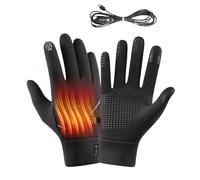 Heated Gloves - Heated Motorcycle Gloves | Electric Glovess Heatedd, Windproof Heatedd Glove, USB Heating Ski Snowboarding Mitten For Sports Outdoor Hiking Cycling Biking Driving Daily Work