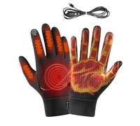Heated Gloves - Heated Motorcycle Gloves | Electric Glovess Heatedd, Windproof Heatedd Glove, USB Heating Ski Snowboarding Mitten For Sports Outdoor Hiking Cycling Biking Driving Daily Work