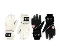 Heated Gloves - Polyester Common Size 28 cm | Electric Hand Warmer with 3 Temp Settings, Quick Heat, Touchscreen Function, Work Fishing, Skiing,Hiking,Winter Gloves For Outdoor,Gardening,Cycling