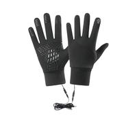 Heated Gloves, Touchscreen Thermal Winter Hand Warmers, Warm and Comfortable, Mitts Windproof Hand Warmer for Women Men Adults Elderly Cycling Outdoor Motorcycling Driving Sports, Black