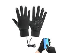 Heated Gloves, Touchscreen Winter Warmers, Thermal Insulated Hand Protection, Waterproof Thick Mitts, Battery Powered Gloves for Snowboarding, Hunting, Driving, Ice Fishing, Camping