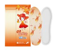 Heated Insoles, 27x10.5cm Iron Powder Self-Heating Thermal Pads 10-Pair, 8 Hours Lasting Toe Warmers for Hiking Skiing Commuting Winter