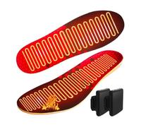 Heated Insoles - 5000mAh Adjustable Foot Warmers | Rechargeable Battery Powered with Long Lasting Heating Design, Winter Comfort Insoles for Camping Skiing Motorcycling Biking Fishing Outdoor Work