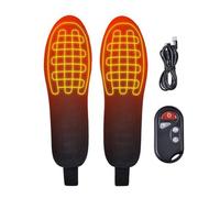 Heated Insoles, Battery Rechargeable Electric Foot Warmers, Long-Lasting Heating with Remote Control, Adjustable Thermal Insoles for Cold Weather, Ideal for Outdoor