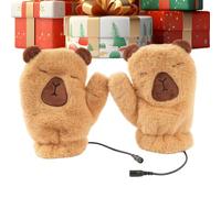 Heated Mittens - USB Cute Animal Washable Plush Mittens