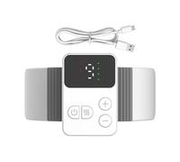 Heated Neck Massager - Portable Relaxation Device | Rechargeable Ergonomic EMS Heating Comfort with Adjustable Modes for Home Office Travel Gift Use