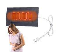 Heated Pad - Warming Pad | Electric Heating Pad | 5 V 1 A USB Charging, USB Heating Pad, Inverno Warming Supplies, USB Heating Pad For painn Relief & Relaxation, Heated Cushion For Addome, Lumbar