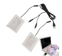 Heated Pads For Gloves | 5v Cold Weather Hand Warming Supplies | Electric Hand Heating Pad Insert | Usb Powered Reusable Warming Accessory | Compact Portable Heat Solution Suitable Office Photo