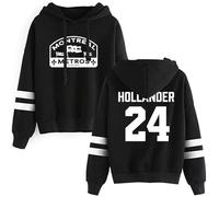 Heated Rivalry Hollander 24 Merch Felpa con cappuccio senza tasche Parallel Bar Manica Unisex Casual Felpe, Nero , M-5XL