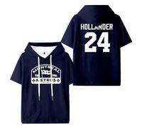 Heated Rivalry Hollander 24 Merch T-shirt con cappuccio unisex a maniche corte abbigliamento casual, Marina Militare, M