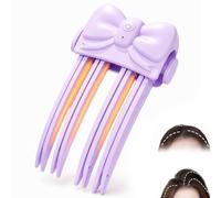Heated Root Volumizer Clip, Wireless Hair Volumising Tool for Root Lift Crown Volume, Heated Hair Styling Clip with 2 Temperature Settings, Portable Type-C Rechargeable，#A Purple
