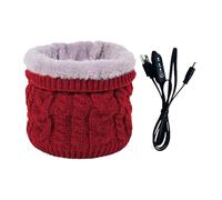 Heated Scarf - Electric Knitted Thermal Wrap, USB Rechargeable Winter Warmer, 120g Soft Fabric Ensuring Comfort, Adjustable Fit Providing Full Coverage | Skiing Snowboarding Outdoor Travel
