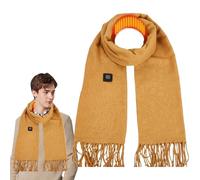 Heated Scarf, USB Neck Wrap With 3 Temperature Settings, Solid Color Electric Heating Pad, Perfect For Neck, Adjustable Warm Scarf For Indoor, Outdoor, Travel, Office, 78.74x12.99 In