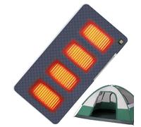 Heated Seat Cushion - Polyester | 3 Settings Electric Portable Cordless | USB Heated Cushion Bleacher Pad For Mom Dad Stadium Sports Camping Office Hunting Hiking