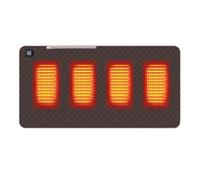 Heated Seat Cushion - Polyester | 3 Settings Electric Portable Cordless | USB Heated Cushion Bleacher Pad For Mom Dad Stadium Sports Camping Office Hunting Hiking