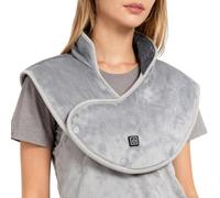 Heated Shoulder Wrap - Thermal Hot Compress Shawl, Electric Neck Warmer, Soft Fabric Heating Wrap with Three Gear Temperature, Comfort Accessories with Adjustable Fit, Heating Aid for Home Travel Spa