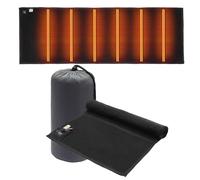 Heated Sleeping Bag Liner - Thickened Polyester Fleece with Velvet 198x62cm | Heated Sleeping Pad with USB Powered, Adjustable Heat, Six Heating Pads, Scratch-Resistant, Foldable, Lightweight, Camping