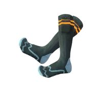 Heated Socks - Electric Foot Warmer Winter | Ricaricabile Thermal Comfort - Soft Cotton Heating Socks Designed to Keep Feet Warm for Skiing Cycling Camping Construction Work and Outdoor Cold Weather