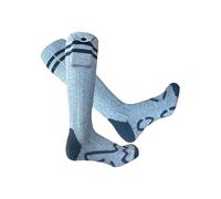 Heated Socks - Electric Foot Warmer Winter | Ricaricabile Thermal Comfort - Soft Cotton Heating Socks Designed to Keep Feet Warm for Skiing Cycling Camping Construction Work and Outdoor Cold Weather