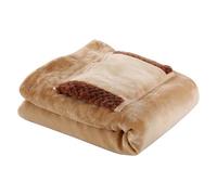 Heated Throw Blanket - Cashmere Flannel 80 x 60 cm | Fleece Electric | Blanket With 10-Heat Settings & Timer | Energy Efficient (3p/hr), 2-Year, Washable, Plum