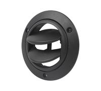 Heater Air Vent - ABS 77mm, Warm Air Outlet, Black High Temperature Design | Fixing Feature, RV AC Vent, High Temperature Outlet For RVs, Homes, Trailers, Caravans