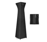 Heater Dust Cover - Outdoor Patio Heater Cover, Space Heaterr Dust Protector, With Zipper Heavy Duty 420D Dustt-proof Protector, Standing Piramid Heaterr Coverr For Lawn Deck Tan Garden Yard