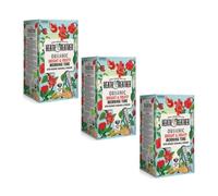 Heath & Heather® | Infuso Biologico alla Mela, Ibisco, Guaranà e Ginseng - 3 x 20 Bustine di Tè (120 Gr)