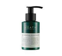 Heath - Oil Control Moisturiser for Men - Idratante per il viso formulato con estratto di mirto e acido salicilico - minimizza la lucidità e riduce la produzione di olio - Vegani - 100 ml