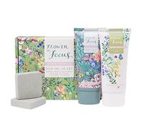 Heathcote & Ivory Flower of Focus Pick Me Up Set regalo | 100 ml bagnoschiuma 100 ml, 100 ml crema multiuso e 2 vapori da doccia da 30 g, cruelty free e vegani